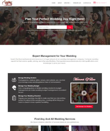 Shubharaambh Wensite Design